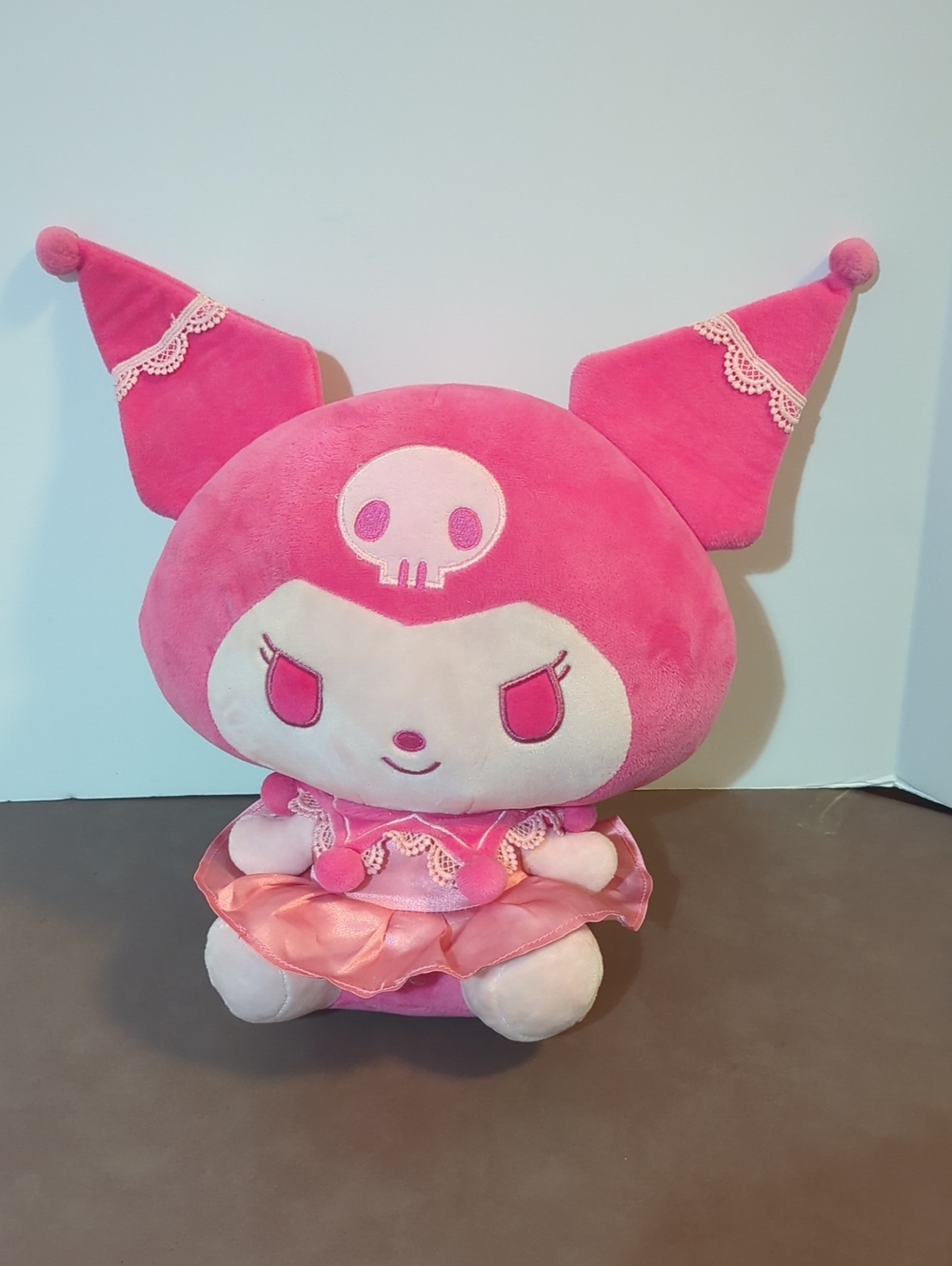 2024 Hello Kitty And Friends Monochrome Kuromi Plush Pink And Light Pink Sanrio